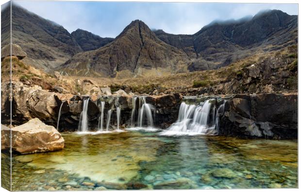 The Fairy pools Canvas Print by Kevin Winter