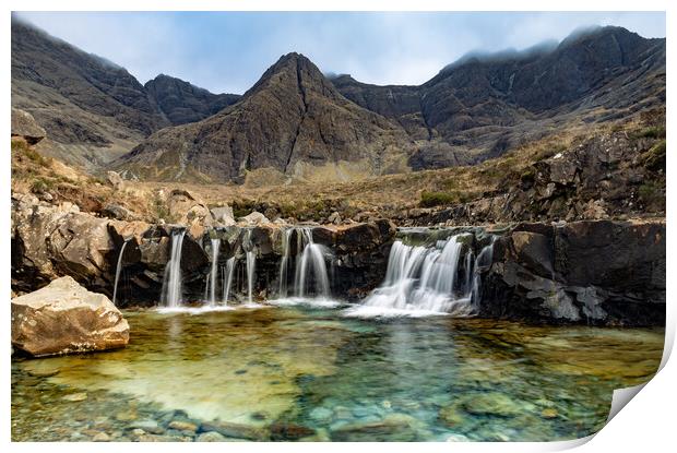 The Fairy pools Print by Kevin Winter