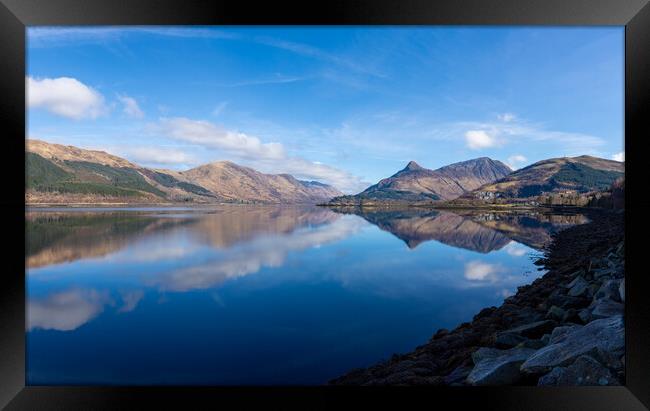 Loch Leven reflections Framed Print by Kevin Winter