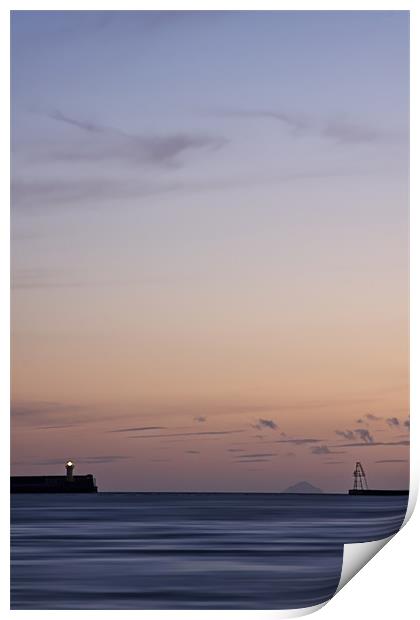 Harbour entrance Print by Sam Smith