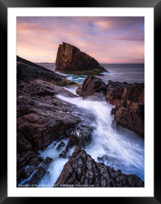 The Majestic Split Rock Framed Mounted Print by Rick Bowden