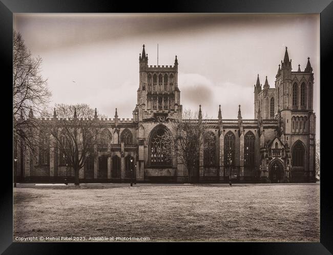 Bristol Cathedral Framed Print by Mehul Patel