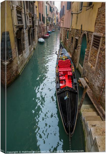 Venice Canals (11) Canvas Print by Matthew McCormack