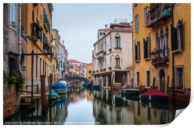 Venice Canals (12) Print by Matthew McCormack