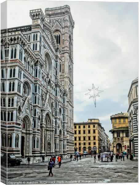 Duomo di Firenze - Florence Canvas Print by Matthew McCormack