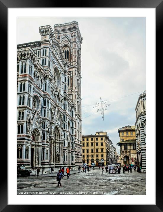 Duomo di Firenze - Florence Framed Mounted Print by Matthew McCormack