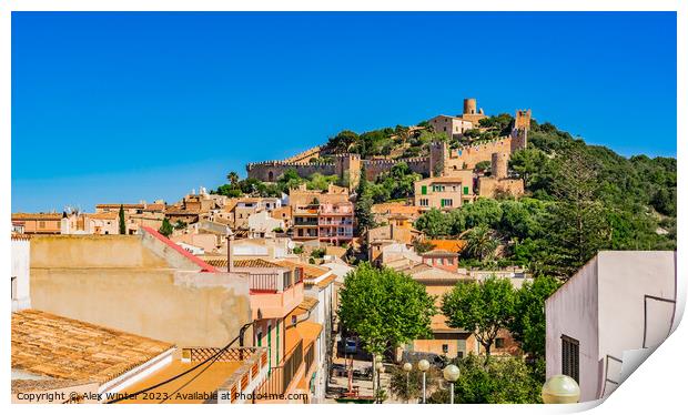 Capdepera, Majorca Spain Print by Alex Winter