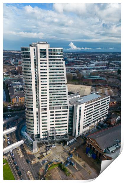 Bridgewater Place Leeds Print by Apollo Aerial Photography