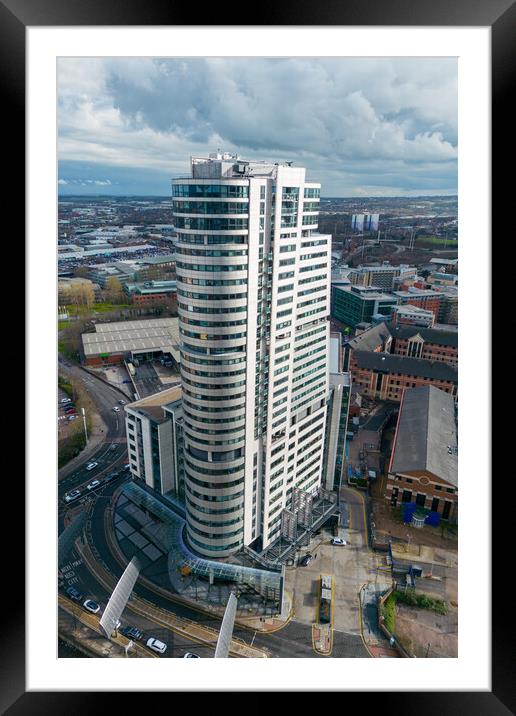 Bridgewater Place Leeds Framed Mounted Print by Apollo Aerial Photography