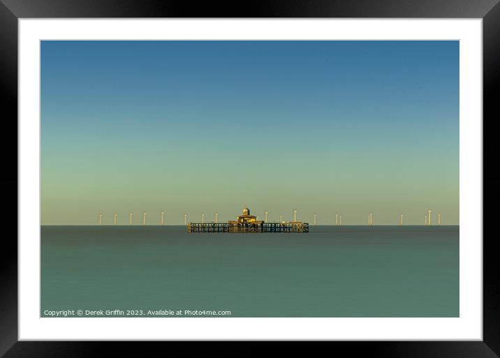 Herne bay pier Framed Mounted Print by Derek Griffin