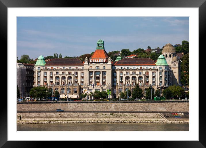 Hotel Gellert in Budapest Framed Mounted Print by Artur Bogacki