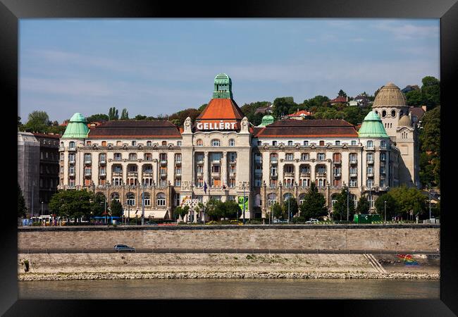 Hotel Gellert in Budapest Framed Print by Artur Bogacki