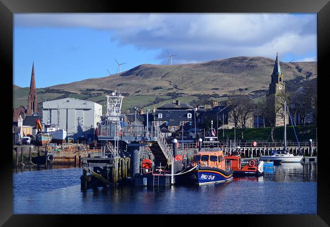 Girvan harbour scene Framed Print by Allan Durward Photography