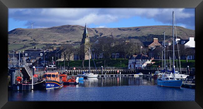 Girvan harbour South Ayrshire Framed Print by Allan Durward Photography