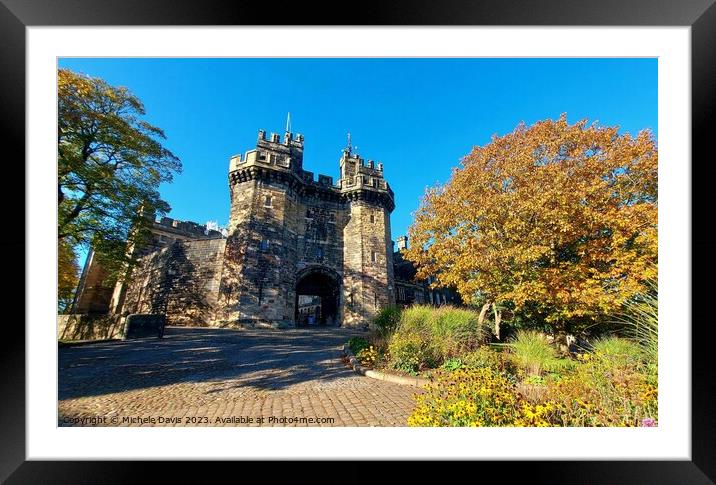 Lancaster Castle Framed Mounted Print by Michele Davis