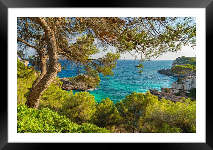 Beautiful coast view on Mallorca Framed Mounted Print by Alex Winter