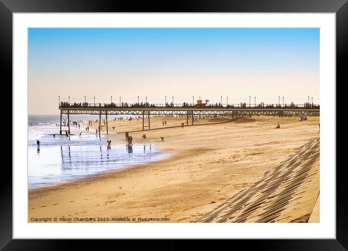 Skegness  Framed Mounted Print by Alison Chambers