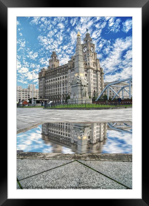 Liverpool  Framed Mounted Print by Alison Chambers