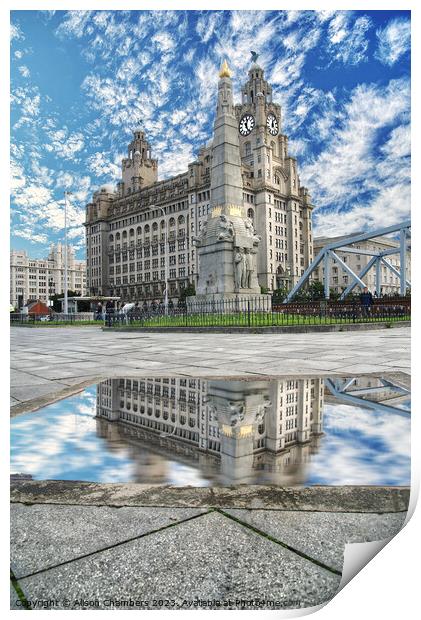 Liverpool  Print by Alison Chambers