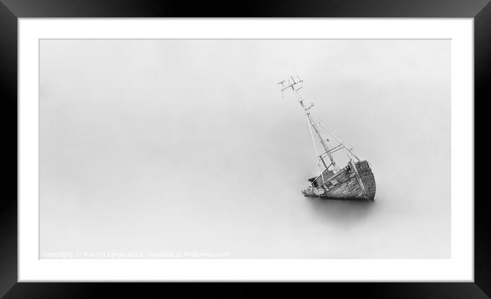 To Sail No More Framed Mounted Print by Martyn Large