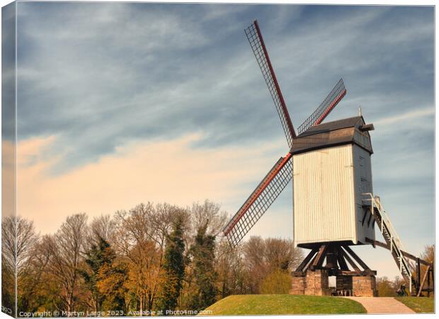 The Old Windmill Canvas Print by Martyn Large