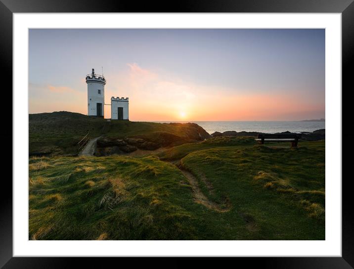 Elie Ness Lighthouse  Framed Mounted Print by Anthony McGeever