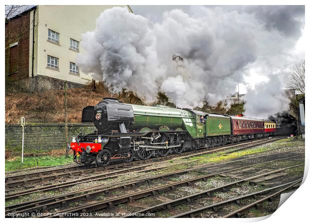60103 Flying Scotsman Print by GEOFF GRIFFITHS