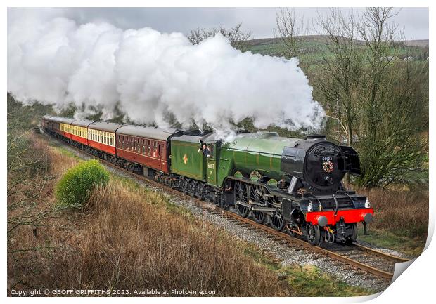 Flying Scotsman 60103 Print by GEOFF GRIFFITHS