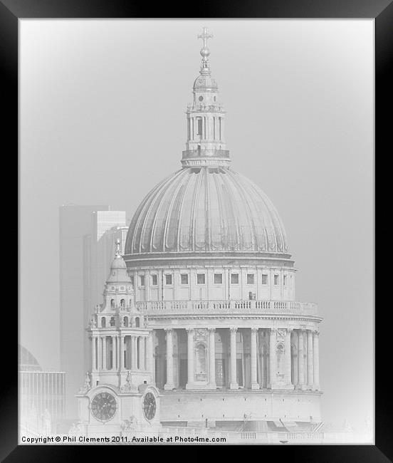 St Paul's Cathedral Framed Print by Phil Clements
