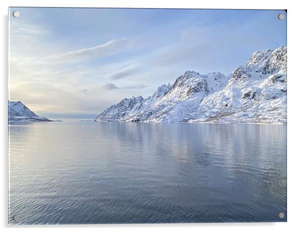 Svolvear Norway  Acrylic by Danny Kidby-Hunter