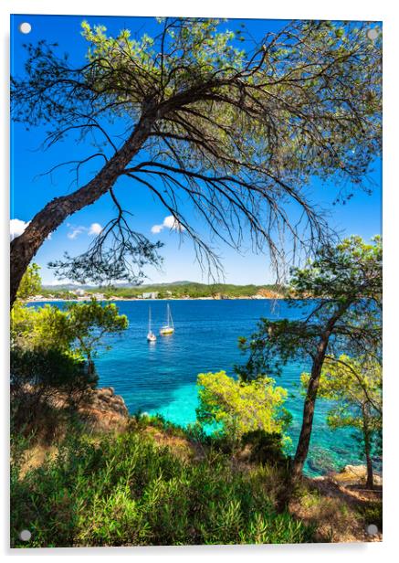 Mediterranean Sea Spain Majorca island Acrylic by Alex Winter