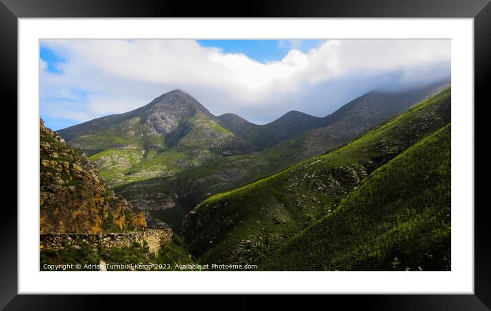 Just around the corner Framed Mounted Print by Adrian Turnbull-Kemp