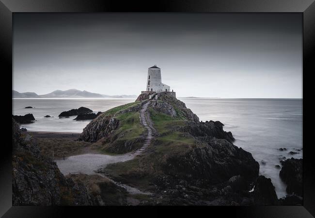 Tŵr Mawr Lighthouse Framed Print by Mark Jones
