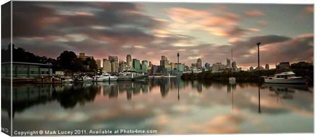 Shrouded in Pink Canvas Print by Mark Lucey
