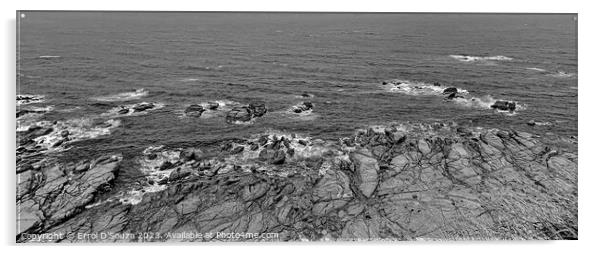 Coastal Limestone Formations Acrylic by Errol D'Souza