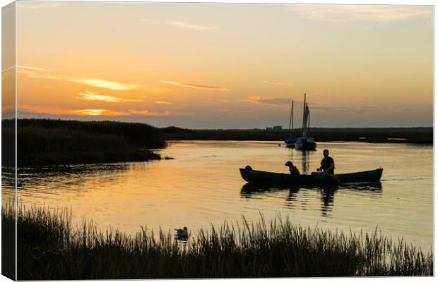 One man and his dog Canvas Print by Sam Owen