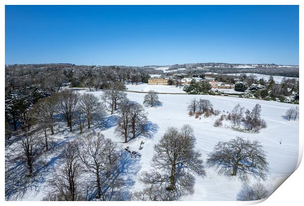 Cannon Hall Print by Apollo Aerial Photography