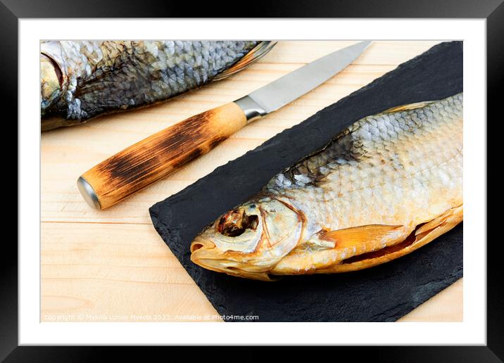 Dry fish, ram. Framed Mounted Print by Mykola Lunov Mykola