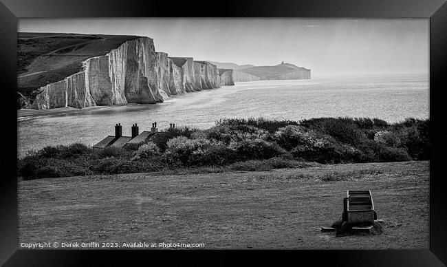 Cuckmere Haven Framed Print by Derek Griffin