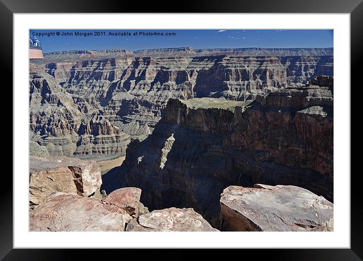 The Grand Canyon. Framed Mounted Print by John Morgan