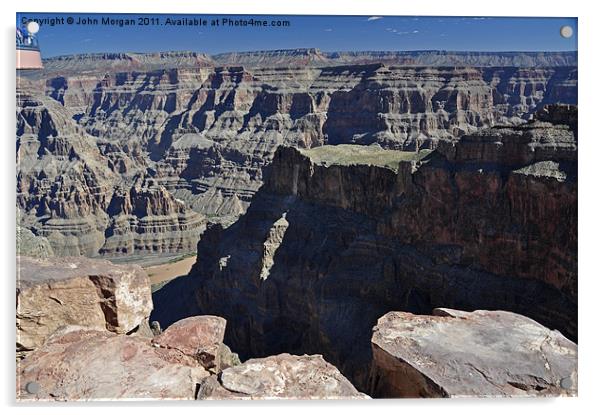 The Grand Canyon. Acrylic by John Morgan