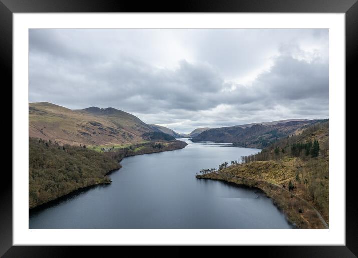 Thirlmere Views Framed Mounted Print by Apollo Aerial Photography