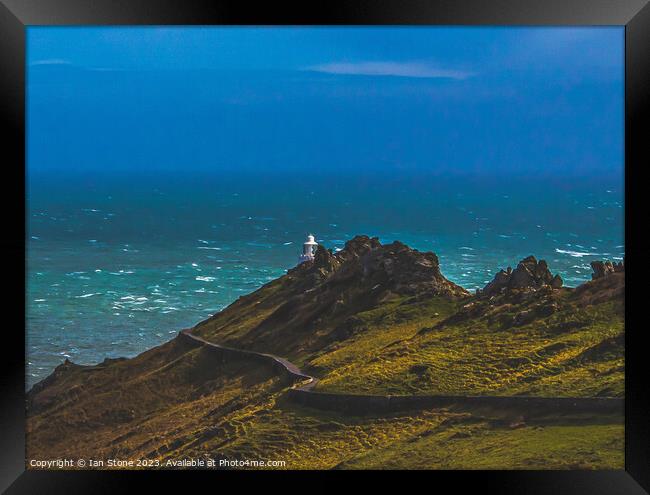 Majestic Start Point Lighthouse Framed Print by Ian Stone