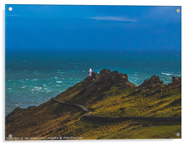 Majestic Start Point Lighthouse Acrylic by Ian Stone