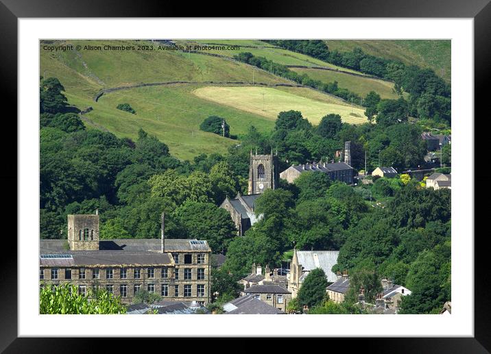 Marsden Framed Mounted Print by Alison Chambers