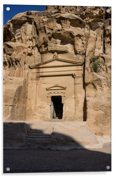 Tomb 846 in Little Petra, Jordan Acrylic by Dietmar Rauscher