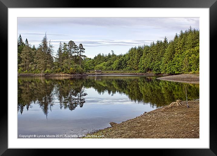 Gone Fishing Framed Mounted Print by Lynne Morris (Lswpp)