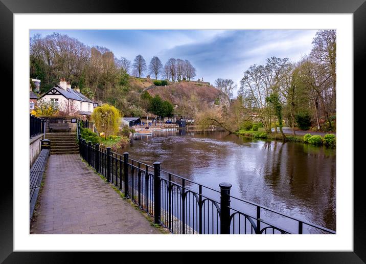 River Nidd Knaresborough Framed Mounted Print by Steve Smith