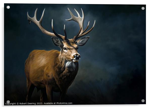 Wild Majesty Acrylic by Robert Deering