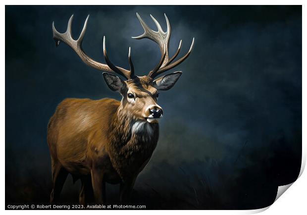 Wild Majesty Print by Robert Deering